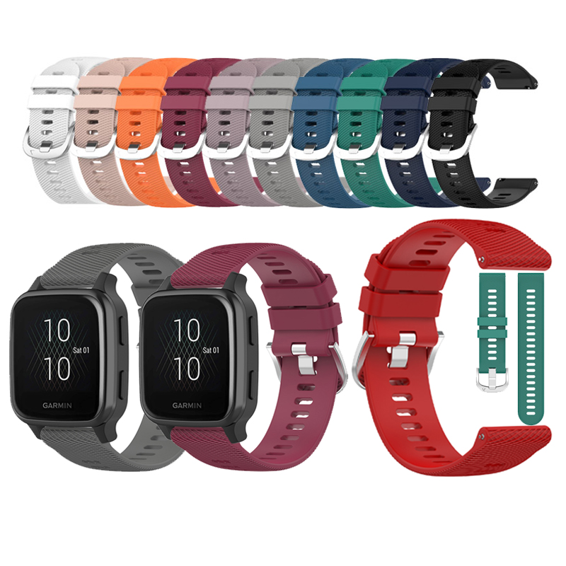 Voor Garmin Venu SQ2 SQ Muziek Siliconen Horlogeband Sporthorlogeband Armband