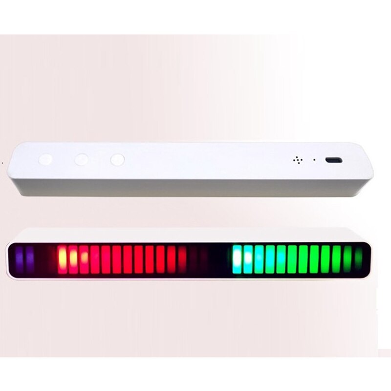 LED Strip Light Sound Control Pickup Rhythm Light Music Atmosphere Light RGB Colorful Tube USB Lamp Light