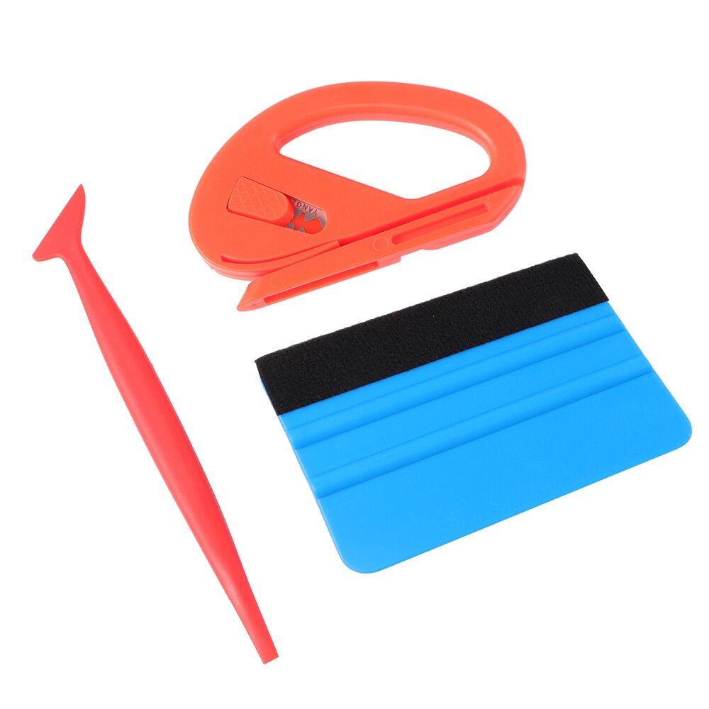 3 in 1 Car Wrap Vinyl Film Tool Film Install Kit Scraper Film Sticker for Auto Car Motor Vehicle