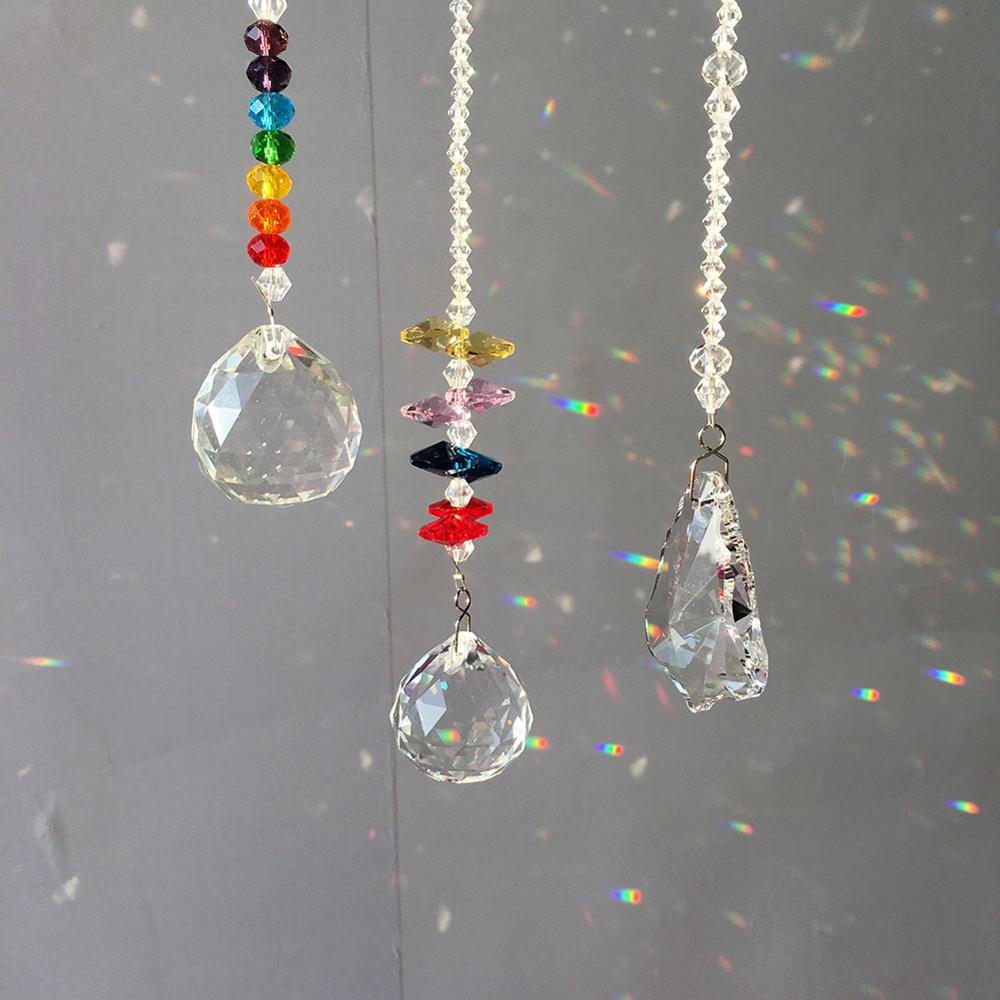 30 & 50 Mm Clear Prims Venster Zon Catcher Collection Kralen Tuin Decor Rainbow Maker,Housewarming 3 Stks/set