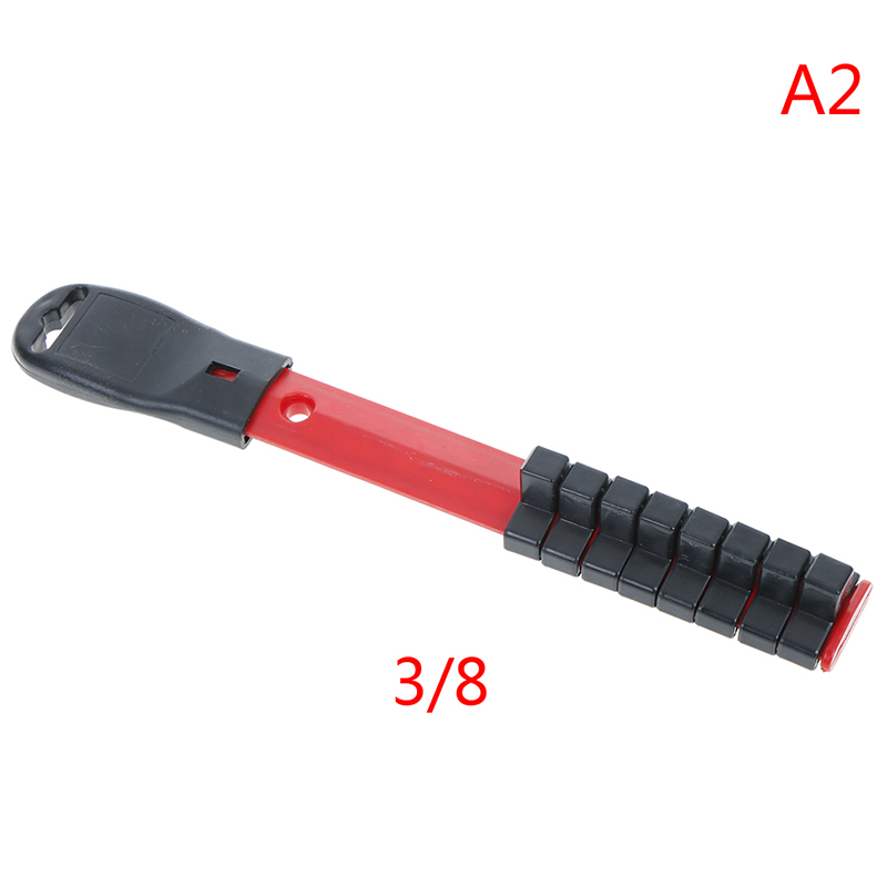 1Pcs 1/4" 3/8" 1/2" Smart Drive Socket Tray Rail Rack Storage Holder Organizer Tool Plastic: A2
