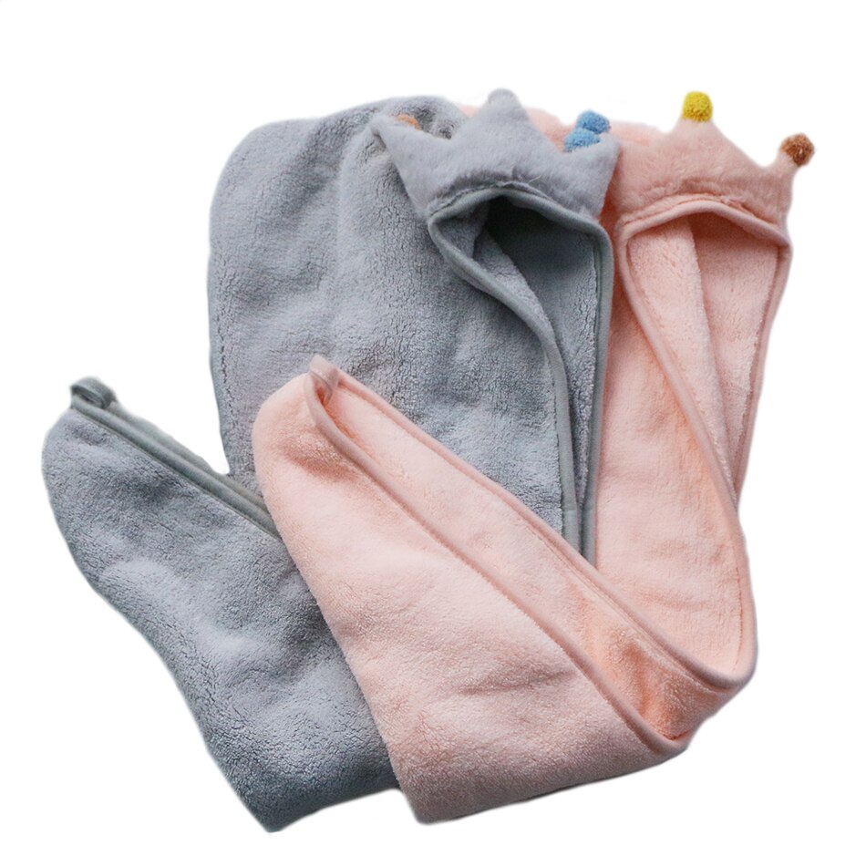 Microfiber Dry Hair Towel Wrap for Women Anti Frizz Head Turban for Long Curly Thick Hair Blue Pink Grey Soft