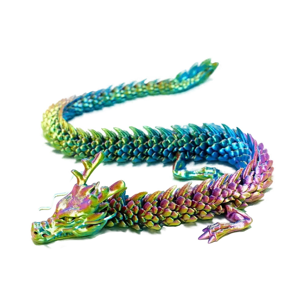 3D-gedruckter chinesischer Drache, Ganzkörpergelenke, die Heimtextilien und Dekorationen bewegen werden, die kreativen Spielzeuge sammeln wert