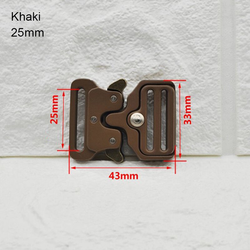 Strong Side Release Metal Buckles Quick Release Sports Wear Belt Buckle for Sports Bags Backpack Straps Accessories LDIR889: Black 50mm