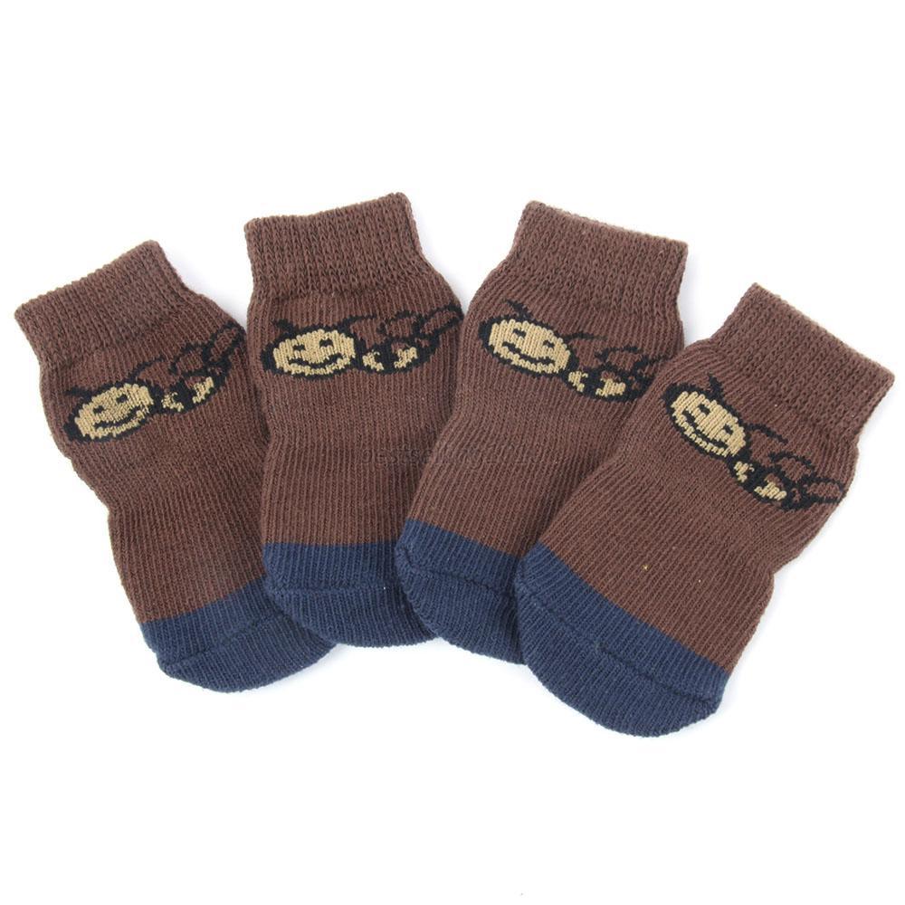 Antislip sokken voor honden, maat s, xl, multi-kleuren - puppyschoentjes, hondenkleding, beste