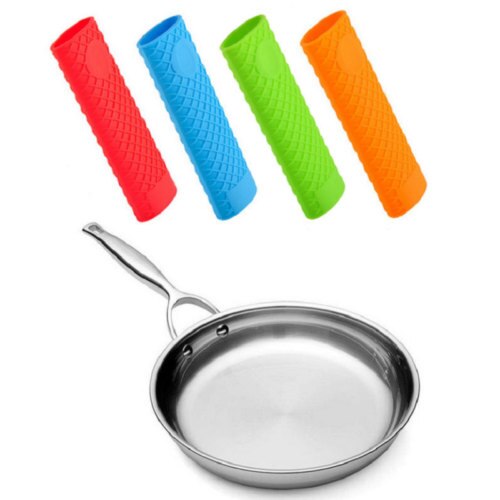 Mittes en Silicone porte-casserole | Poignée de casserole, poignée de casserole, poignée porte-casserole, creux Wok pièces d'ustensiles de cuisine, accessoires outils de cuisine 1 pièce