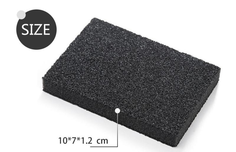 Black High Density Nano Emery Magic Sponge Removing Rust Rub Cleaner Magic Sponge Eraser For Removing Rust Kitchen Accessories