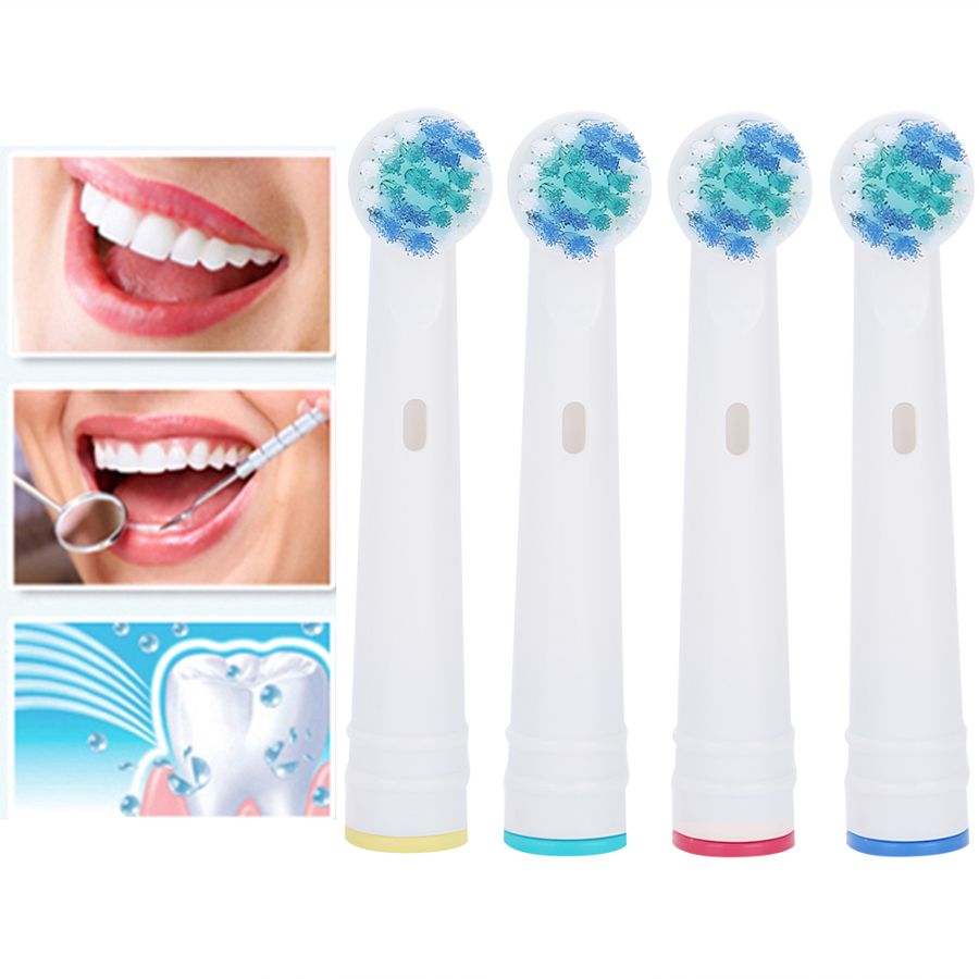 4 kpl sähköhammasharjan pään puhdistus sonic-hammasharjan vaihtopään lisävaruste oral-b-suunhoidon hampaiden valkaisutyökaluun