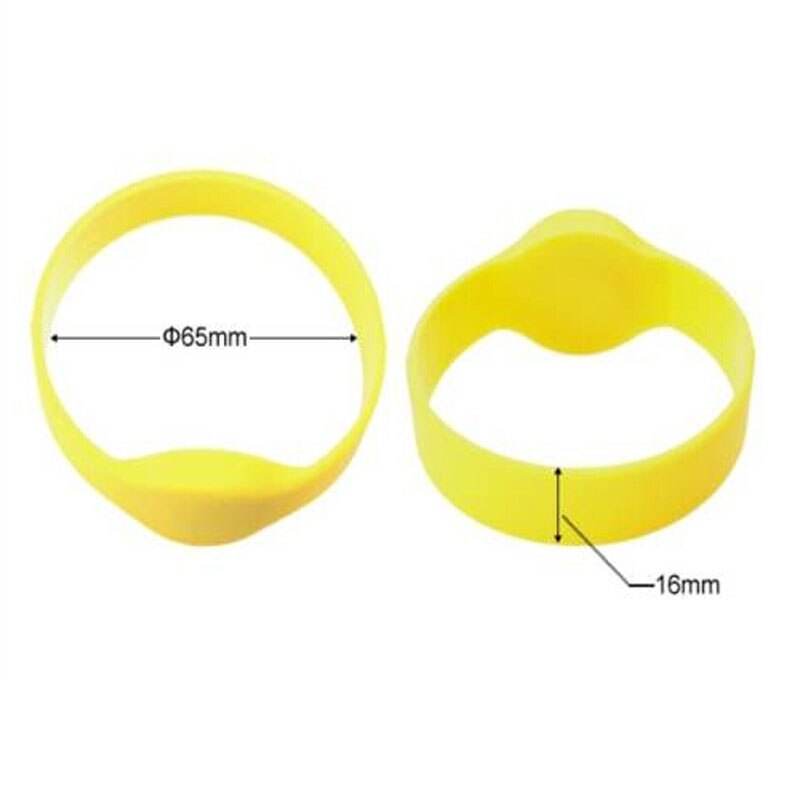 YARONGTECH RFID Armband Kinder - 13,56 MHz MF1 S50 Silikon Armband 45mm (5 Stück)