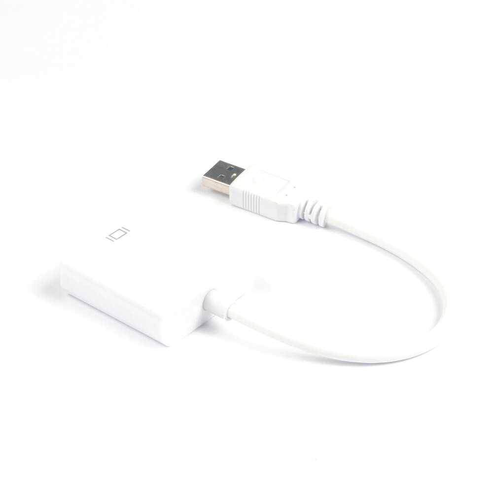 USB naar VGA Female Adapter Converter Kabel korte kabel