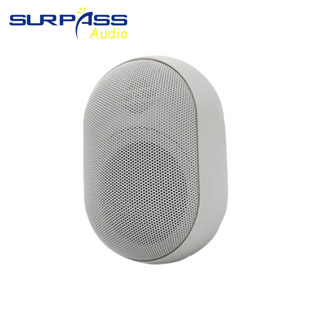 Waterdichte IP55 Wall Mount Speaker 15W Omroepinstallatie Pa Systeem Outdoor Stereo Luidspreker Voor Home Theater Winkels Hotel Kamers: White