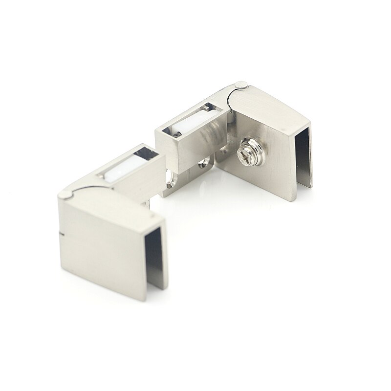 1pair(1bottom+1top)/Lot Pivot wine cabinet cupboard display showcase frameless glass door hinge