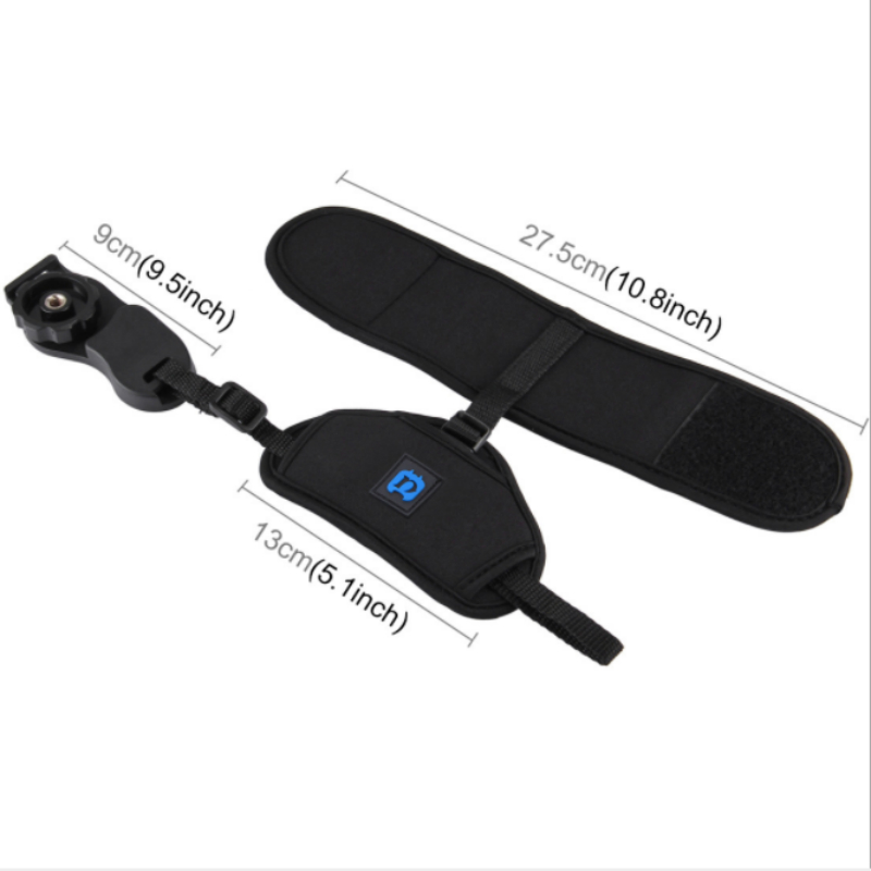 Puluz mykt håndgrep håndleddsstropp med 1/4 tommers skrue plastplate kamera tilbehør til slr / dslr kamera