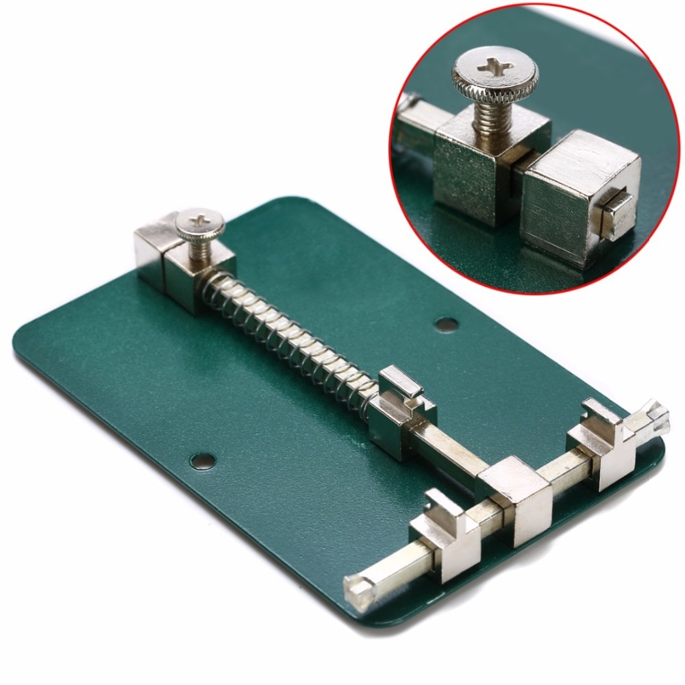1pc Verstelbare Metalen PCB Houder 12cm x 8cm Voor Mobiele Telefoon Repareren Rework Tool