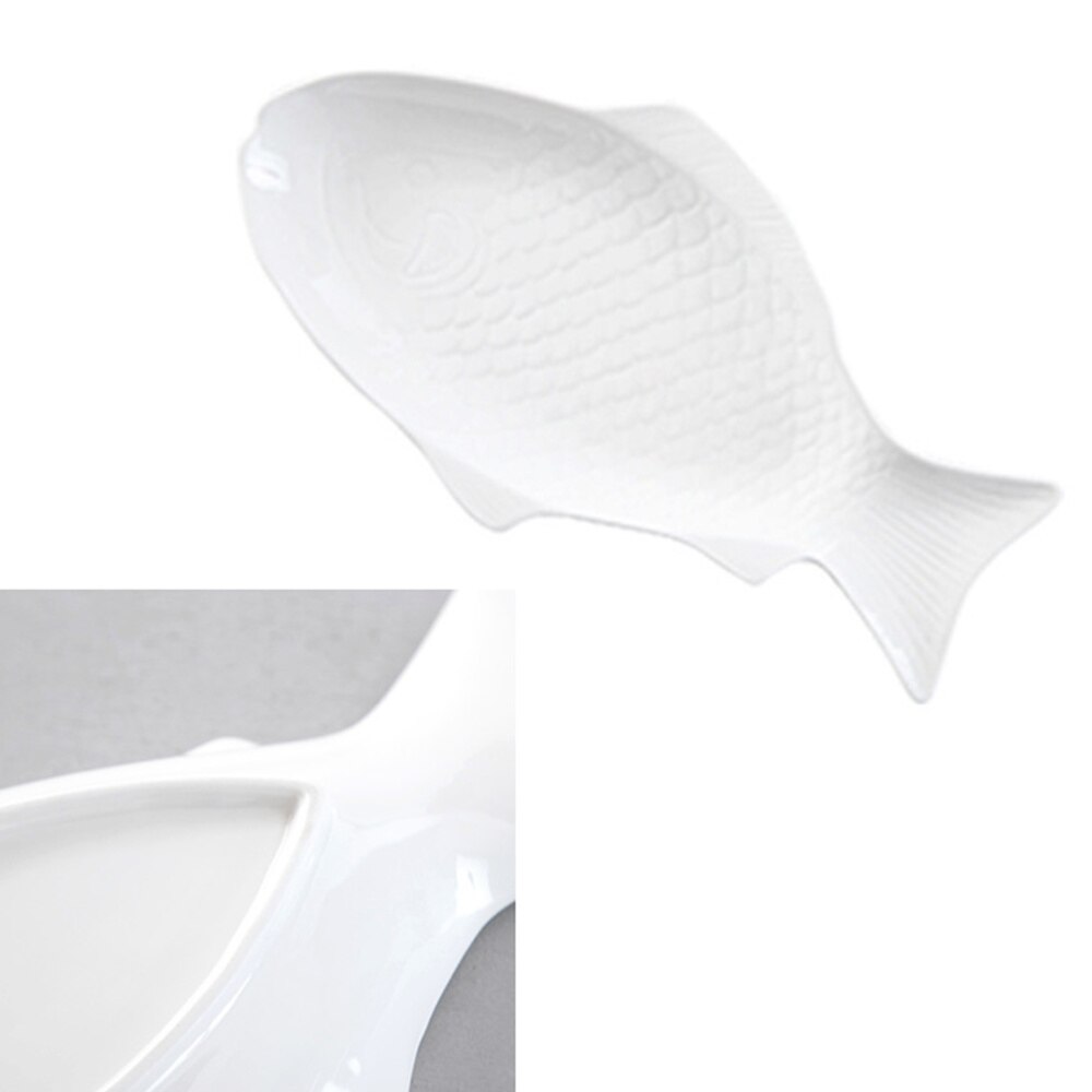 1pc Plate Fish Shaped Unique Snack Storage Fish Pan for Gatherings Restaurants Party