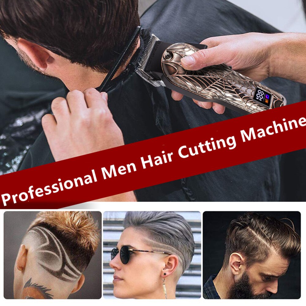 Tondeuse Professionele Elektrische Tondeuse 0Mm Kaalhoofdige Cutter Baard Scheren Precisie Afwerking Haar Snijmachine