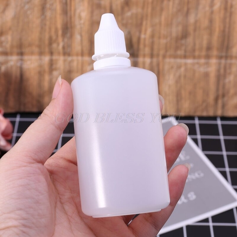 10 stk / mye 5-100ml tomme plastpressbare dråpeflasker øye flytende dropper dispenser butikk for min flaske kosmetiske kvinners skjønnhet