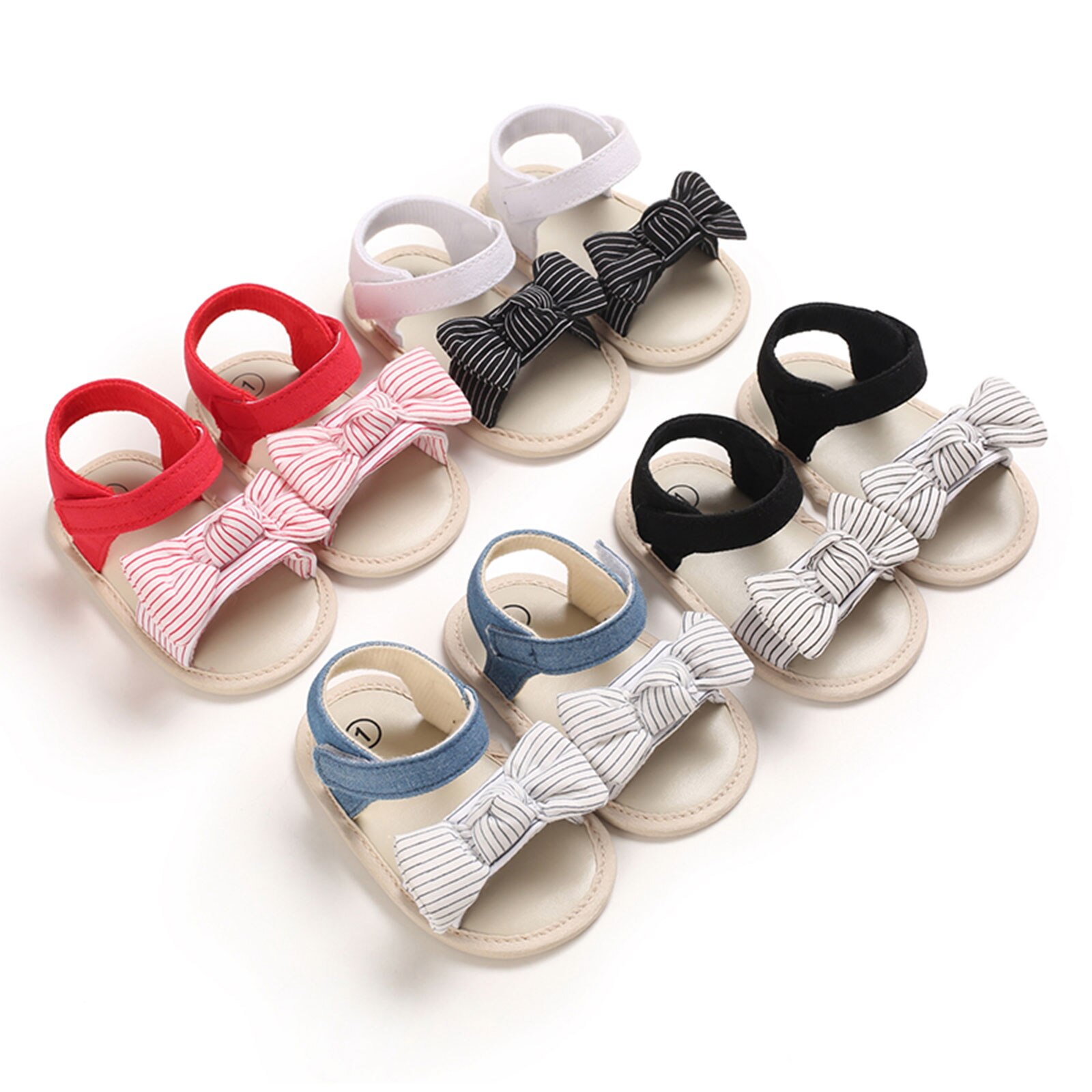 Citgeett Zomer 0-18M Baby Baby Kid Meisje Soft Sole Crib Peuter Zomer Prinses Sandalen Schoenen