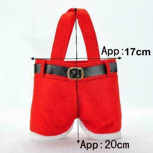 WEIHNACHTEN Festliche Weihnachten Santa Claus Hosen Tasche Elf Stiefel Süssigkeit Tasche HinzufüGen Festliche Atmosphäbetreffend NEUE