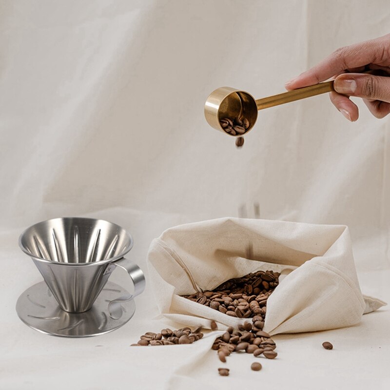 Clever Pour over Coffee Dripper Brewer Cone Filter Coffee Maker with Digital Scale Spoon LCD Display Kitchen Spoon