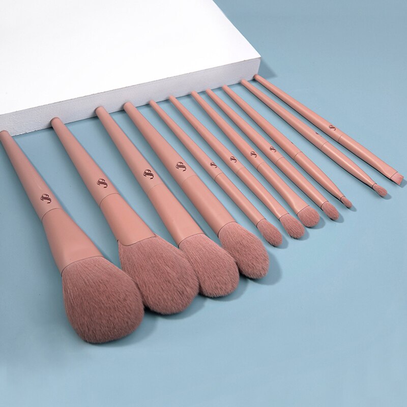 Make-up kwastenset, gezichtspoeder, oogschaduw, blending wenkbrauwkwast, zachte maïs synthetische vezel make-up kwastenset