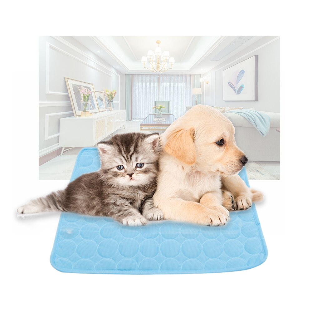 Zomerkoelmatten voor honden zomerhondenbed voor kleine/middelgrote/grote honden/katten koelmatras voor katten, maat s/m/l/xl