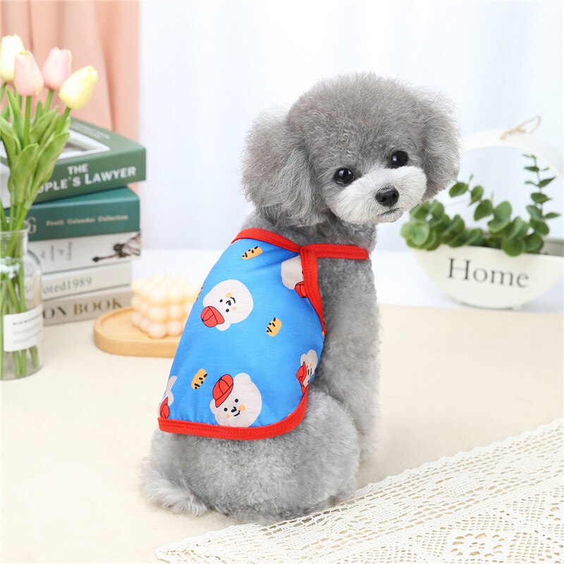Thin Pet Dog Vest Summer Small Dogs Puppy Clothes Pugs Suspenders Vest Shirs Chihuahua Teddy Yorkshire Poodie Pomeranian Bichon