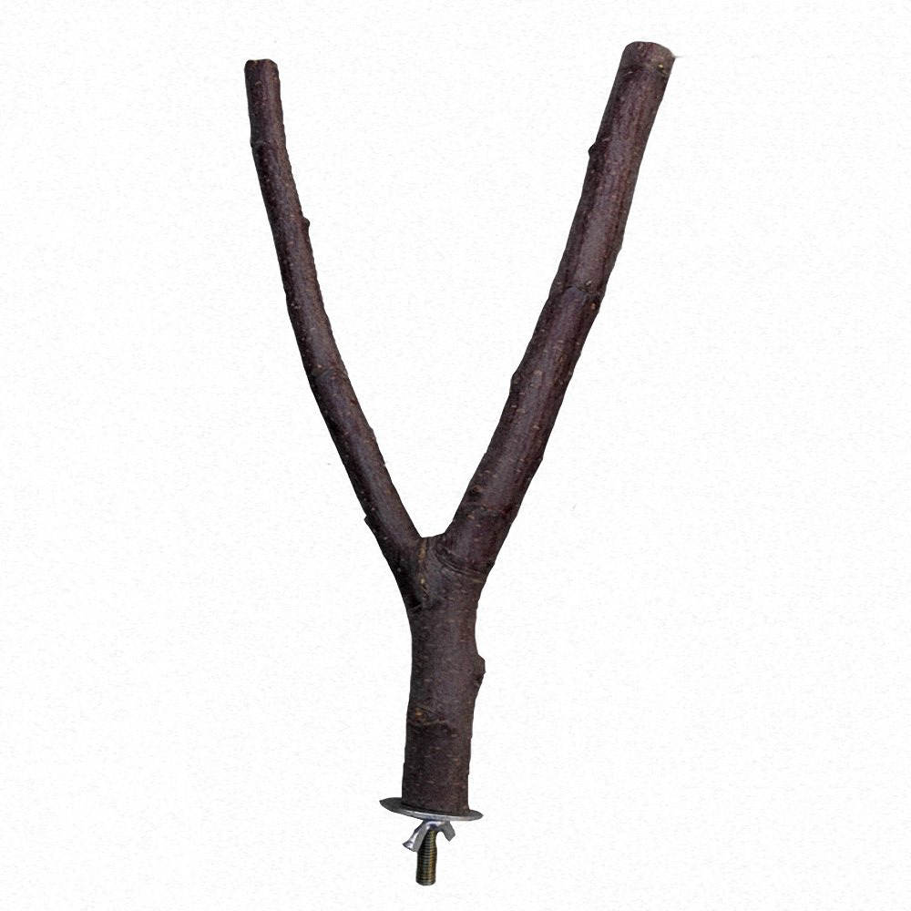 Parrot Perches Stand Parrot Accessories Wood Fork for Bird Stand Bird Cage Rest Holder Bird Toys Parrot Accessories Pet Supplies