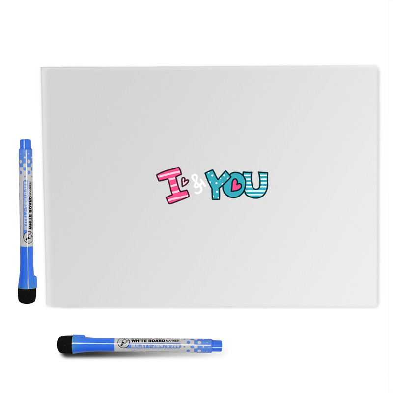 A4 White board Writing board message board Removable Whiteboard Memo Pad Magnetic Whiteboard