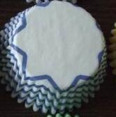 400 Yellow & Gray Chevron Cupcake Liners, Wedding Polka Dot Cupcake Liners, ColorBlock GREASE RESISTANT Liners: navy