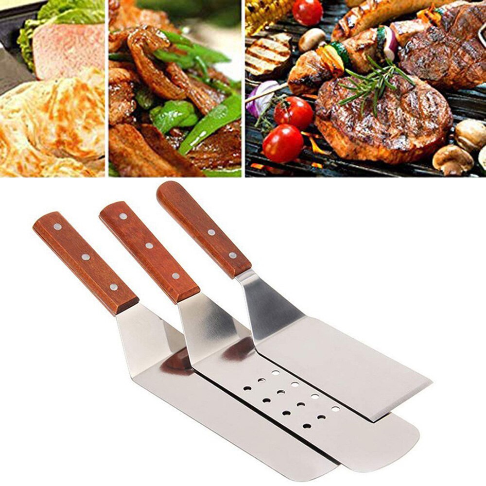 Stainless Steel Cooking Spatula Kitchen Cookware Accessories Barbecue Tool For Japanese Cooking Spatula, Grilled Steak Steak