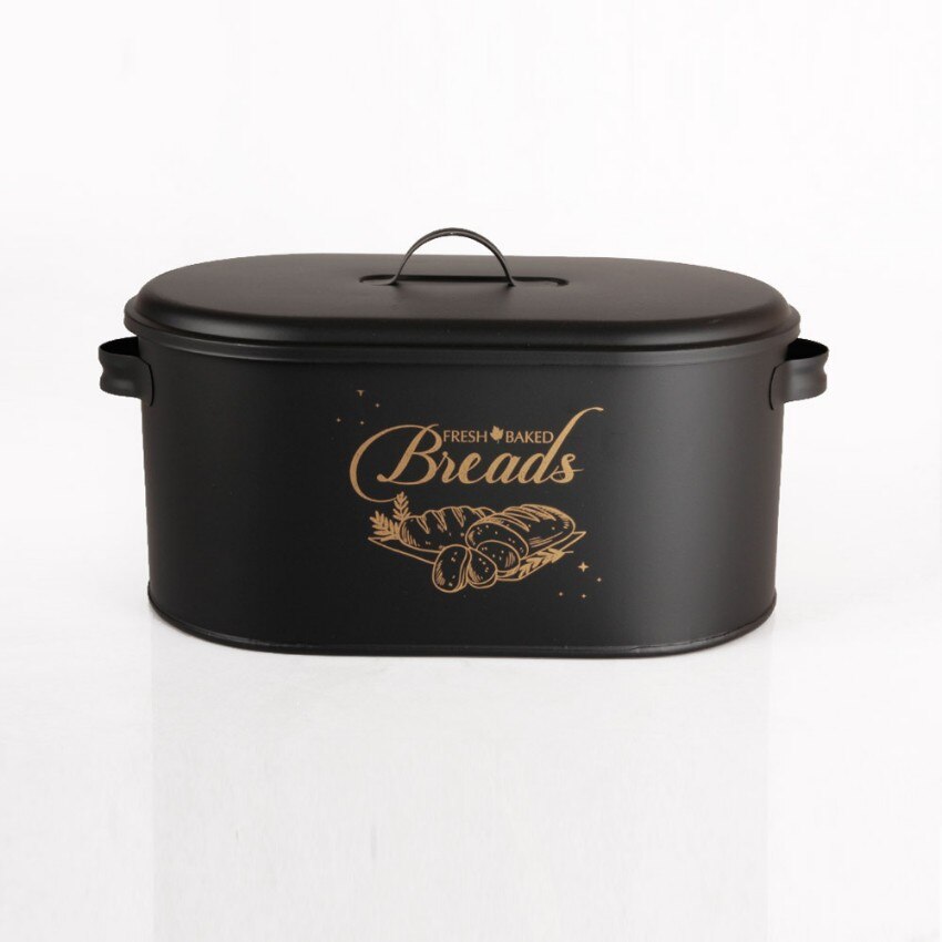 Black Italian Style Metal Breadstuff