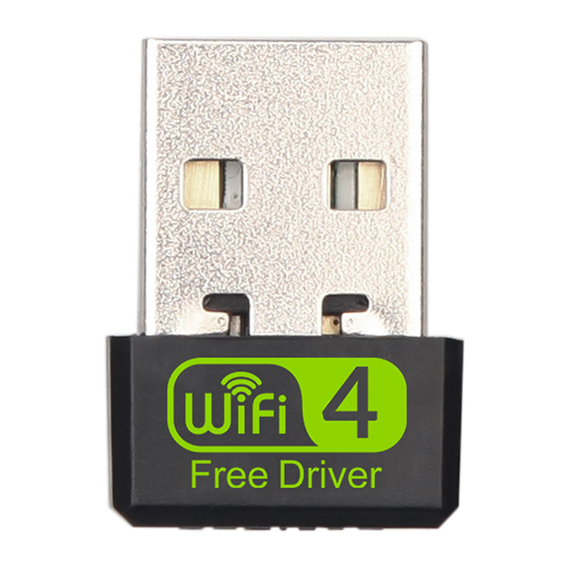 USB Wireless Adapter 150Mbps Wi-Fi4 Network Card Free Driver Wifi Receiver Dongle RTL8188GU for Win7/8/10 PC Desktop Adaptador
