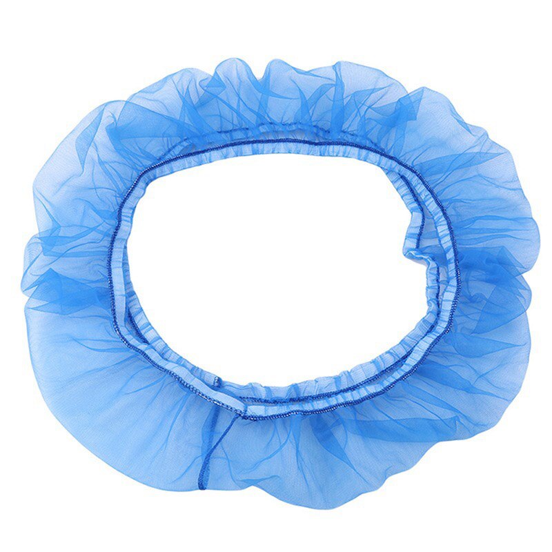 Nylon gaas ontvanger zaadbeschermer vogel papegaaienhoes zacht gemakkelijk schoon te maken luchtige stof gaas vogelkooihoes opvang: Blauw / M
