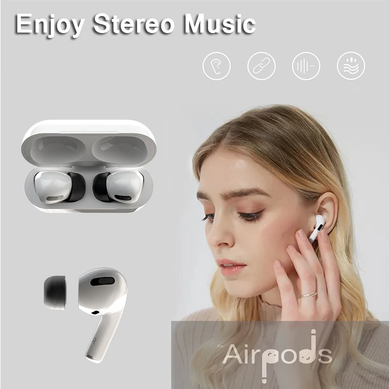 Erinnerung Schaum Ohr stöpsel für Apfel Airpods Profi 2 Schaumstoff spitzen Ohr polster Ersatz Kopfhörer Ohr stöpsel für Airpod Profi Ohrhörer Zubehör