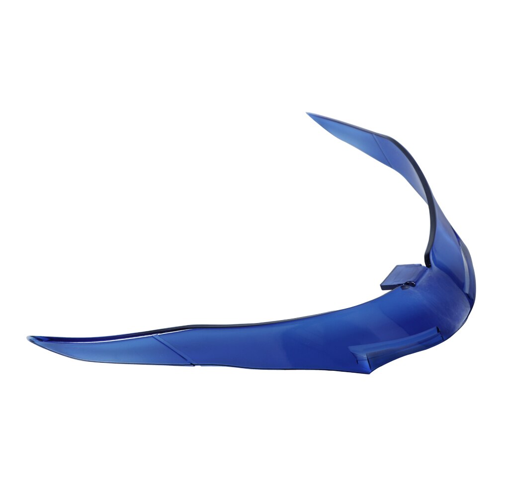 Motorcycle Rear helmet spoiler case for marushin RFF-778 / BFF-B5 / B3 / B1: blue