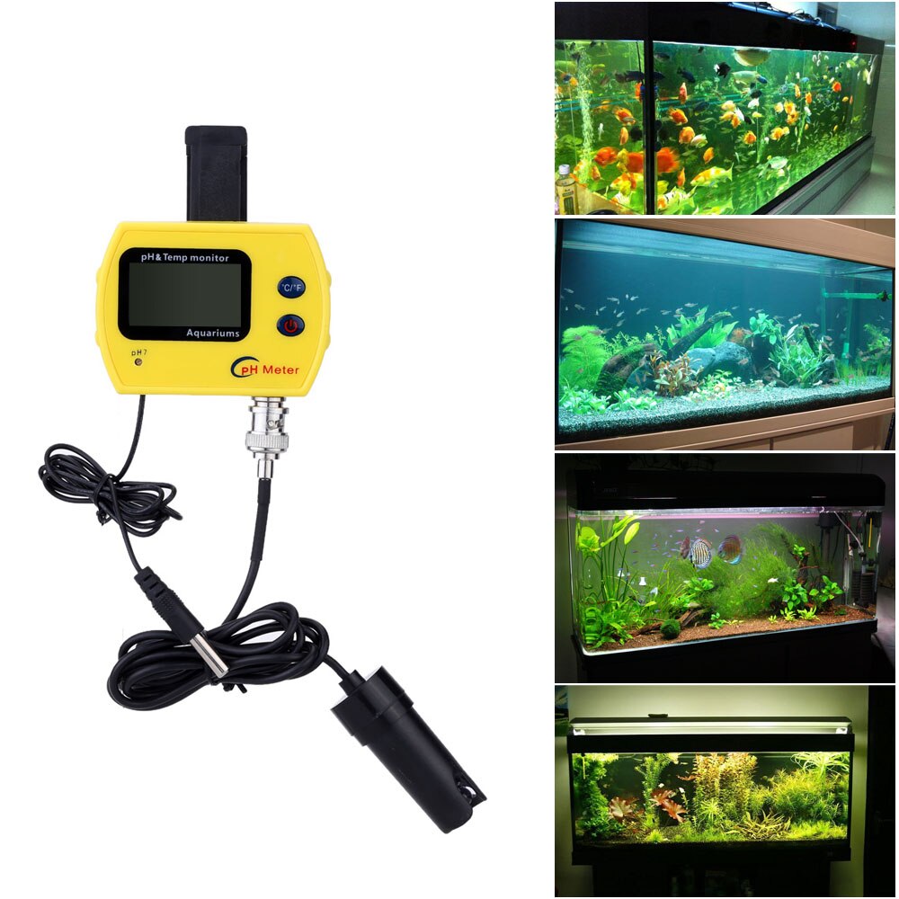 High Precision pH &TEMP Meter Online pH Meter for Aquarium Portable Acidimeter Fine Drinking Water Analyzer