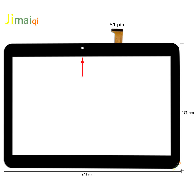 For 10.1'' inch DIGMA Plane 1572N 3G PS1187MG DP101514-F1 Tablet Capacitive touch screen panel Digitizer Sensor Replacement Part