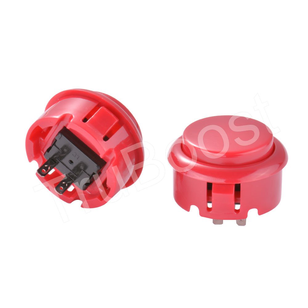 2 Players DIY Arcade Joystick 2Pin Cable 24mm/30mm Push Buttons USB Encoder Board PC Colorful Oval Ball Top Color Mixing