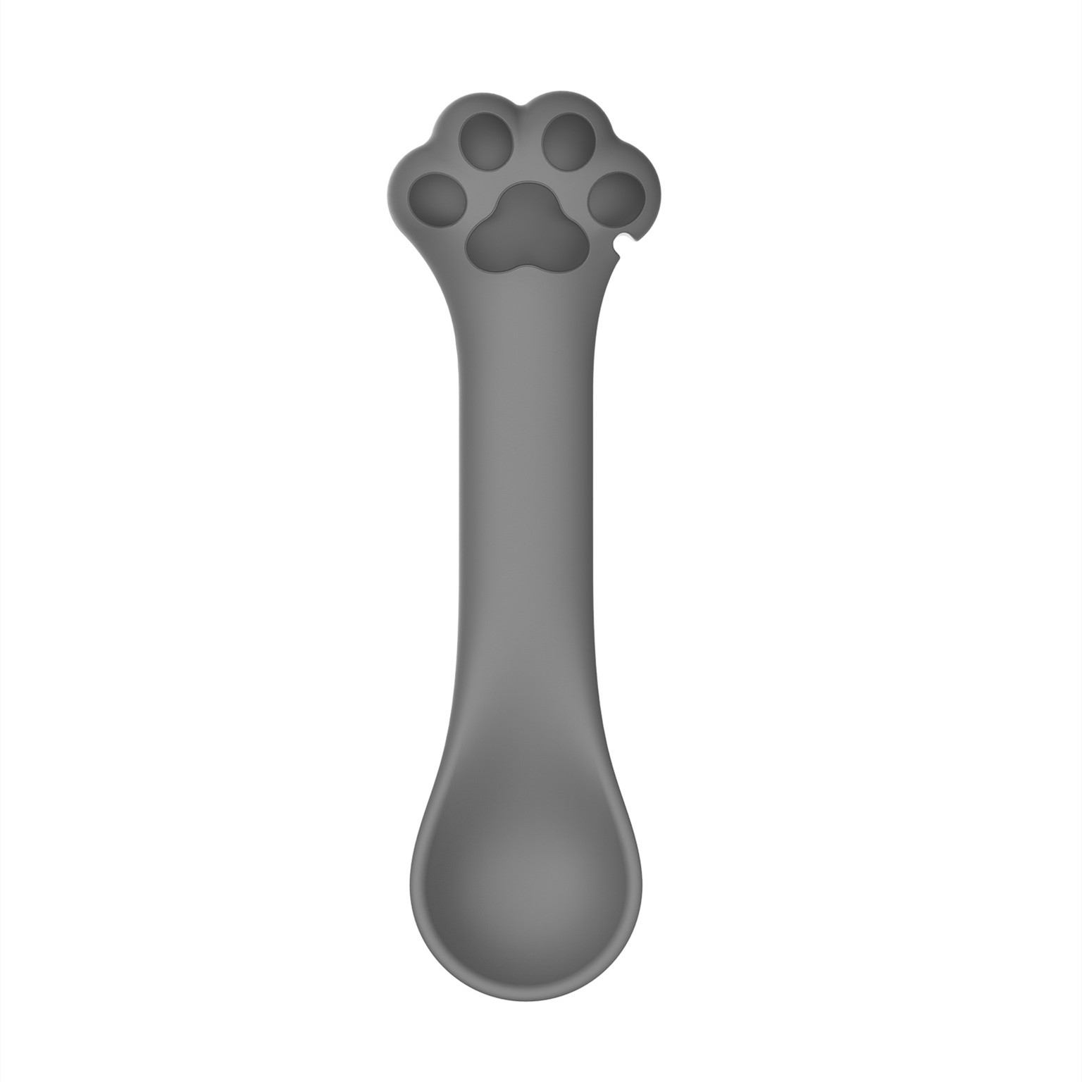 Multifunktionel kæledyr dåse ske krukkeåbner hvalp fodring blanding våd tør ske kat hund tilbehør foderautomat skovl kæledyr bordservice: Blå