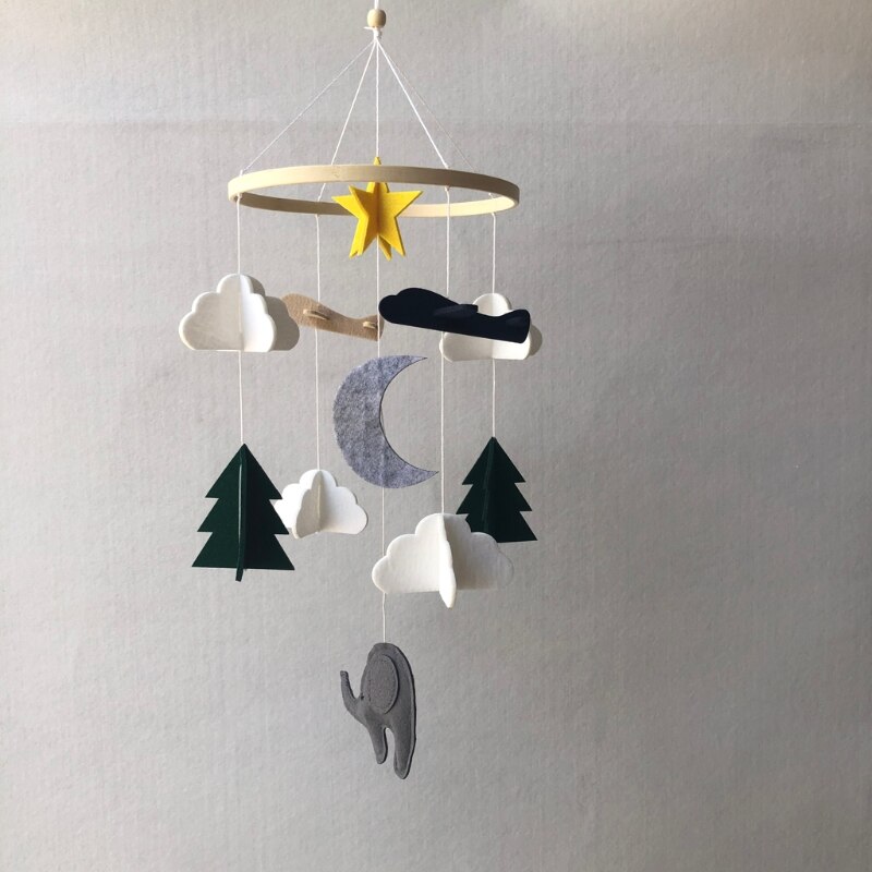 Baby Rammelaar Mobiele Wieg Speelgoed Bed Opknoping Pasgeboren Wind Bell Kinderkamer Decoratie N1HB