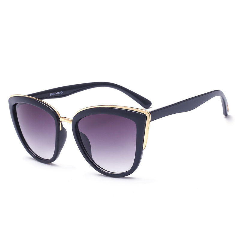 Retro cat eye solbriller kvinder vintage solbriller lunette de soleil femme zonnebril dames