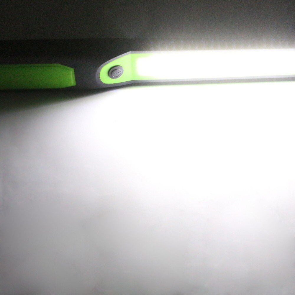 Luz LED de trabajo recargable por USB para coche, lámpara de emergencia de reparación magnética COB, linterna portátil para acampar, lámpara de gancho colgante