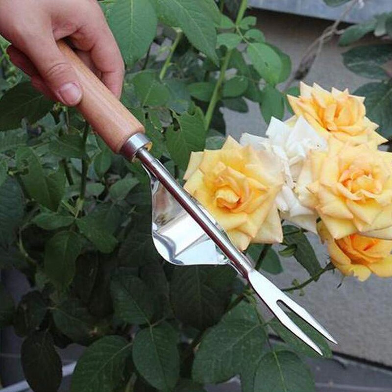 Hand Weeder Tool Garden Weeding Tools with Ergonomic Handle Garden Lawn Farmland Transplant Gardening Bonsai Tools Fork
