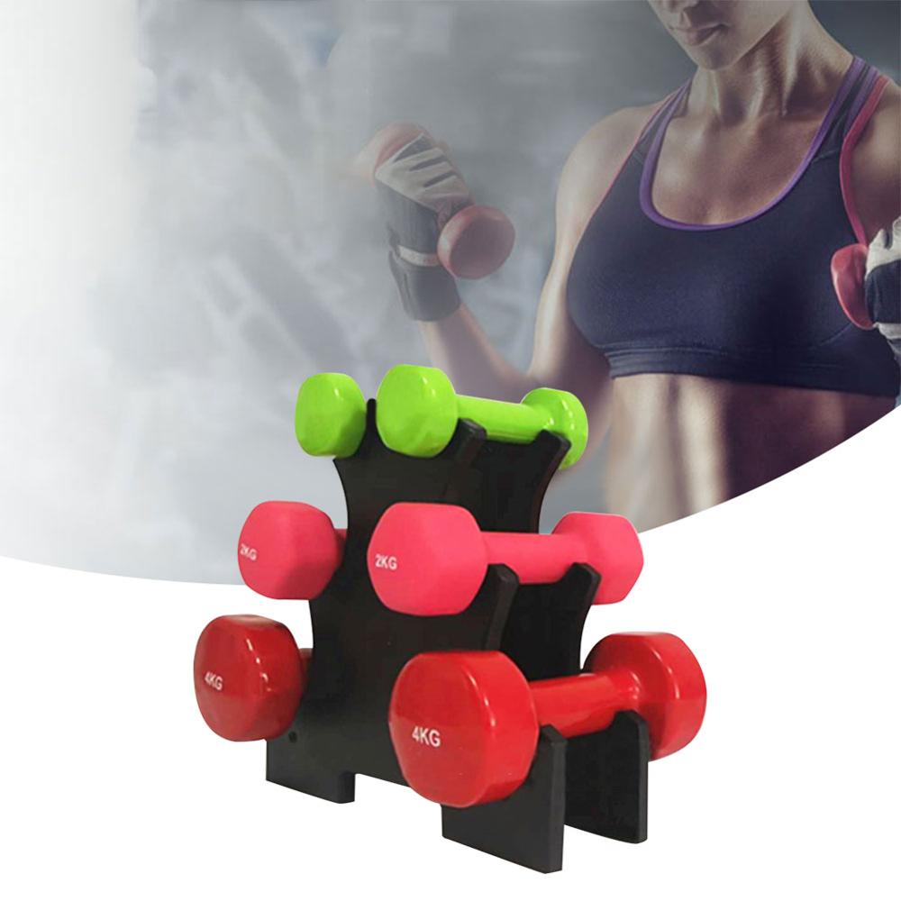 3-Storey Dumbbell Rack Holding and Fixing Combined Dumbbell Dumbbell Storage Rack Stand