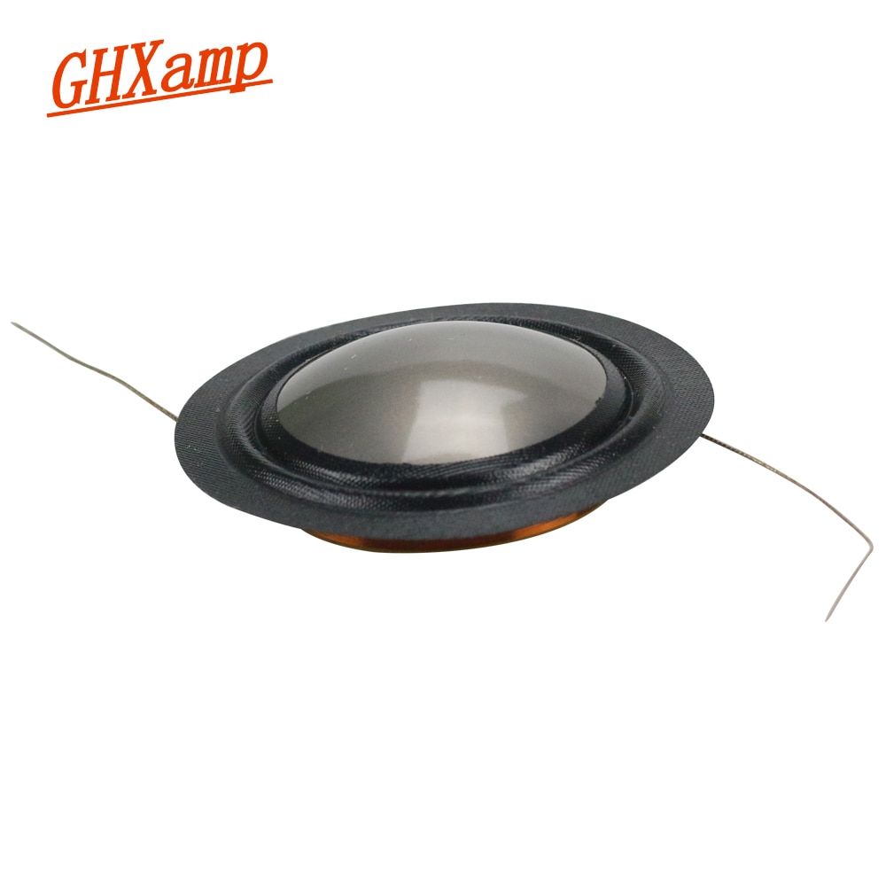 Ghxamp 25.4mm importerad metall titanfilm + siden sidemembran 25 core tweeter röstspole högtalare reparationsfilm 8 ohm 1 par
