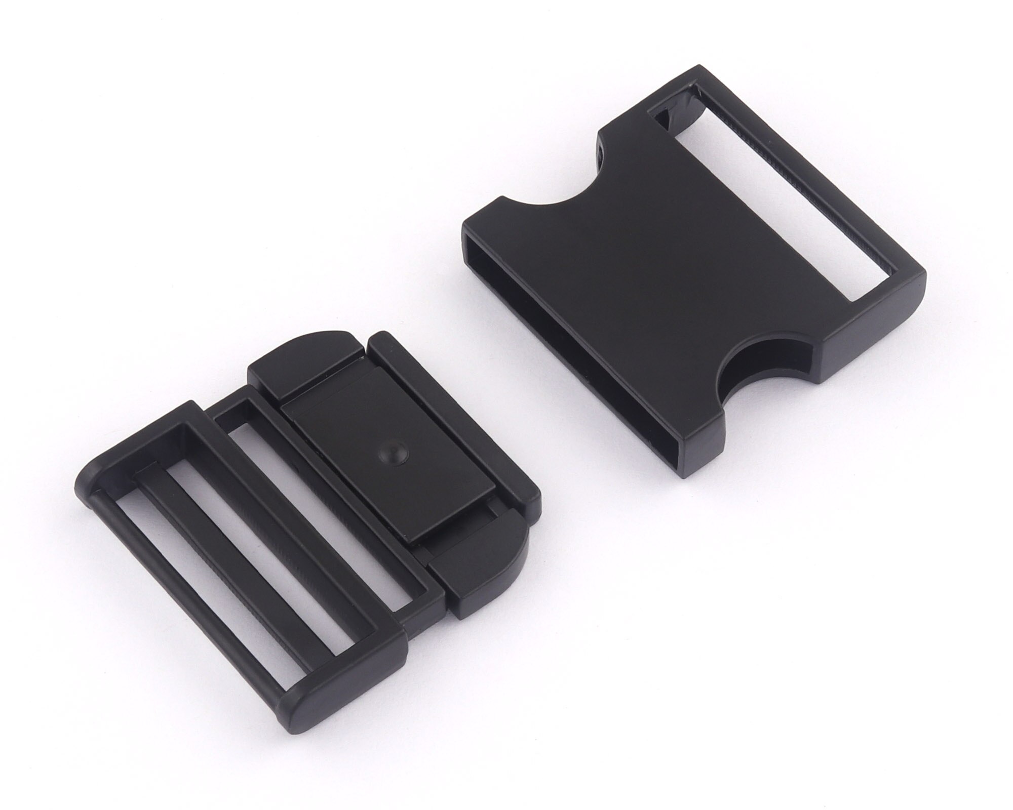 38Mm Zwart Release Gespen Richter Purse Slide Verstelbare Rugzak Gespen Riem Riem Tas Sluiting Clip Lock Halsband Webbing