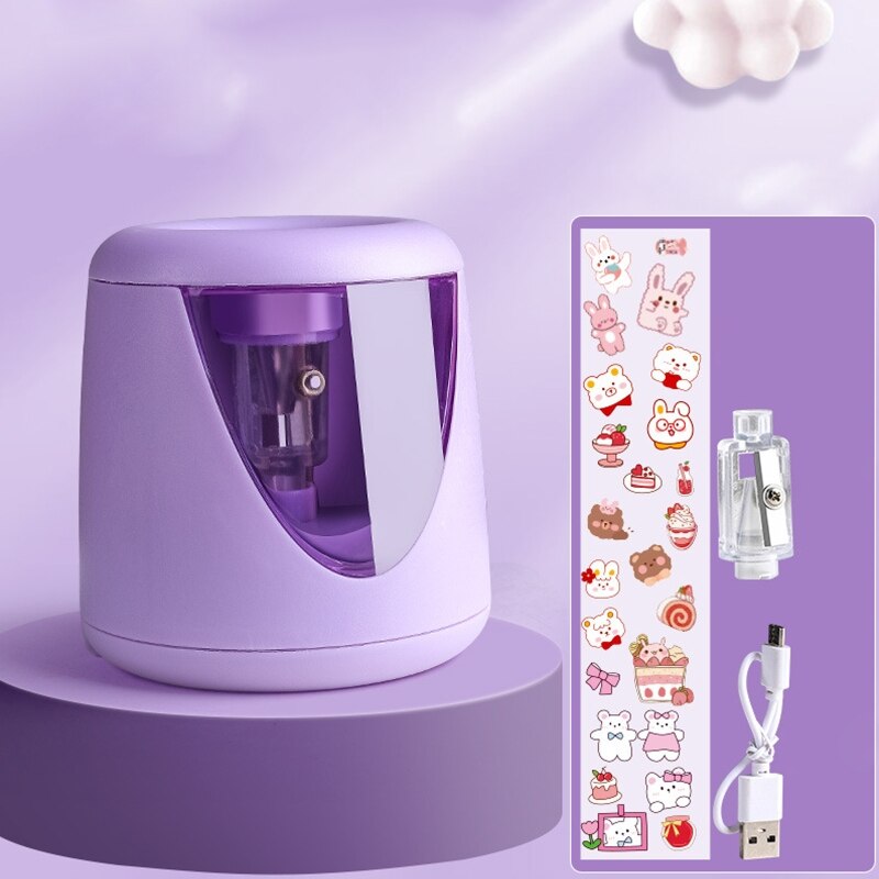 Studenten Puntenslijper Elektrische Puntenslijper Grote Potlood Scheren Collection Box Voor Jongens Meisjes Kinderen Kantoor Volwassenen