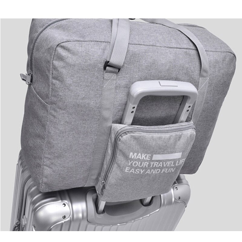 Lokalen lager Neue Wasserdichte Faltbare Reise Lagerung Gepäck Tragen-auf Organizer Hand Schulter Duffle Tasche