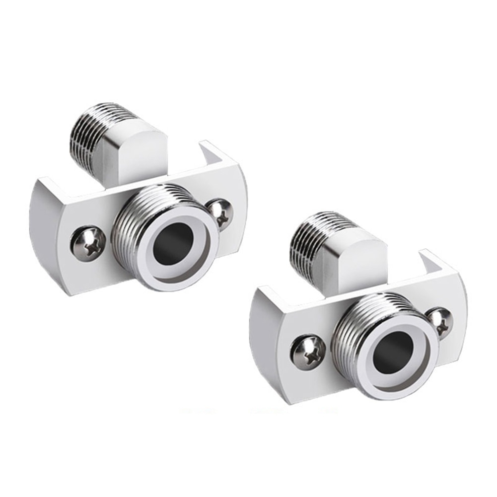 2 Stuks Wandmontage Breedte Verstelbare Hoek Massief Koperen Douche Kraan Adapter Universal Swing Armen Badkamer Thuis Hotel